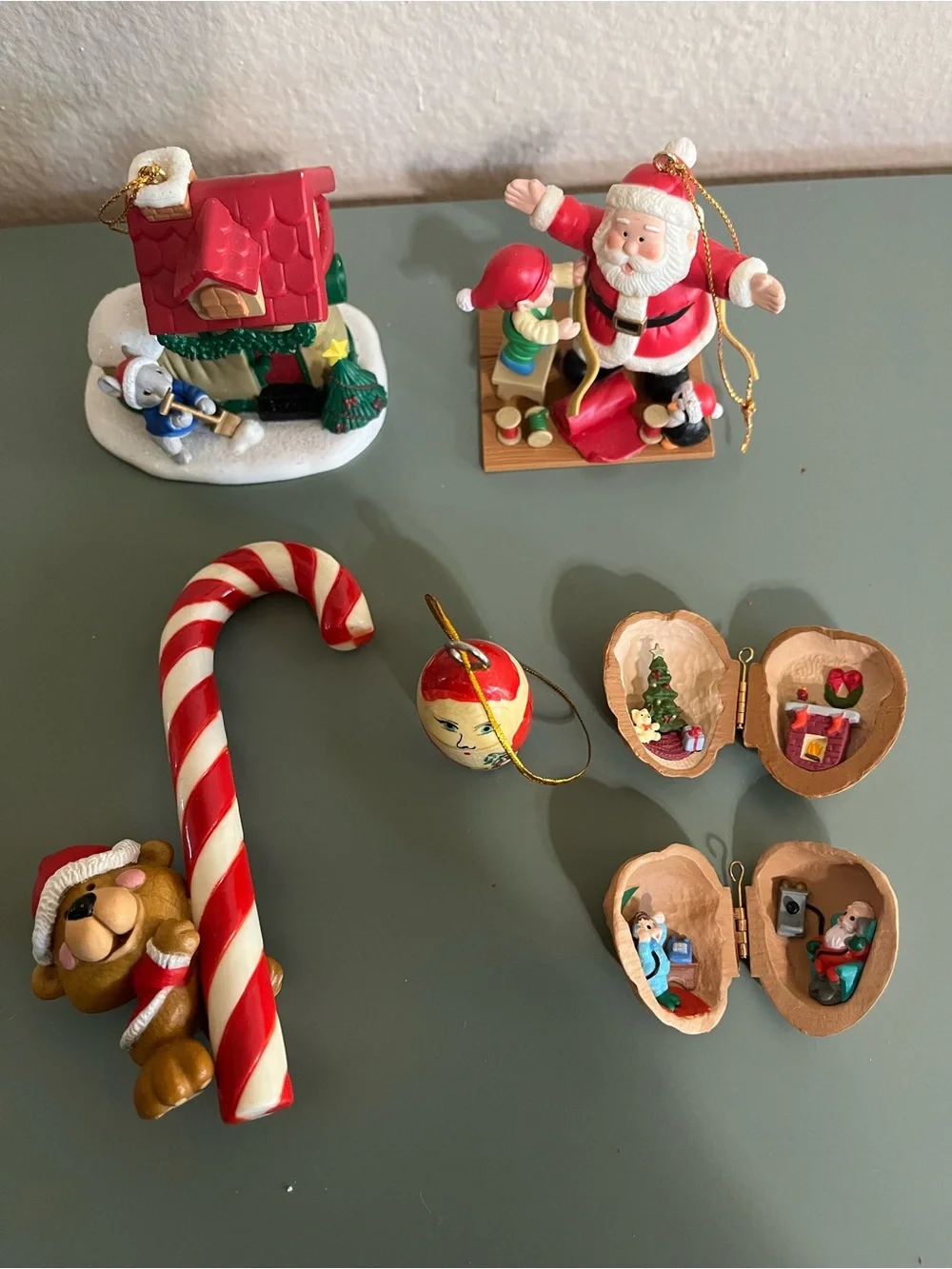 Assorted Vintage Lot of 1997 Christmas Ornaments